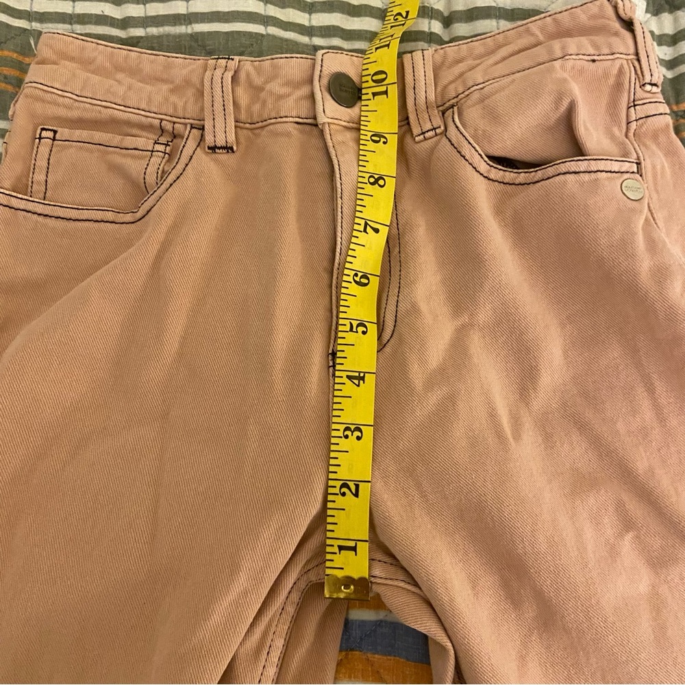 SALE Scotch & Soda peach colored wide flare jeans 24 EUC - Picture 12 of 13